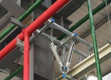 江汉该抗震支架的整体式支吊架结构协调性好